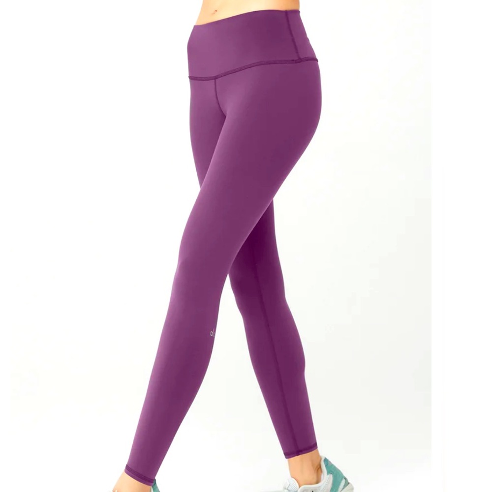 Alo 7/8 HIGH-WAIST AIRBRUSH LEGGING - DARK PLUM (xs)